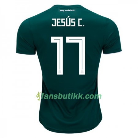 Fotball-VM 2018 Mexico drakt Jesus C. 17 Hjemmetrøye
